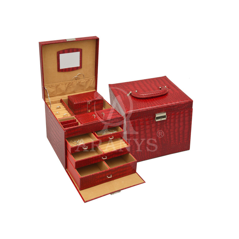 Oblíbená šperkovnice s cestovní krabičkou na šperky